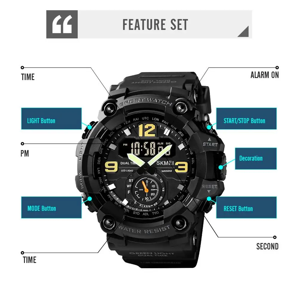 Vintage Men Military Watch - Image 3