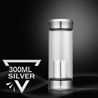Glass Water Bottle With Loose tea filter - Image 12