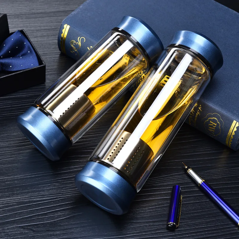 Glass Water Bottle With Loose tea filter - Image 6
