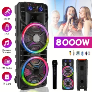 Wireless 8000W Outdoor Party Sound System