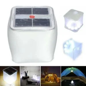 Solar Inflatable Camping Light with Magnetic Base