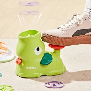 Electric Motorised Air Rocket Launcher Toy with Foam Rockets
