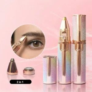 Dual-Head LED Facial & Eyebrow Trimmer