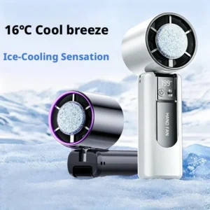 Portable Handheld Turbo Fan with 5-Gear Speed Control
