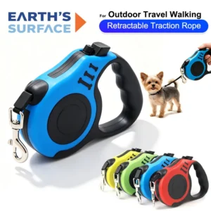 Retractable Dog Lead with Brake & Lock, 3m or 5m
