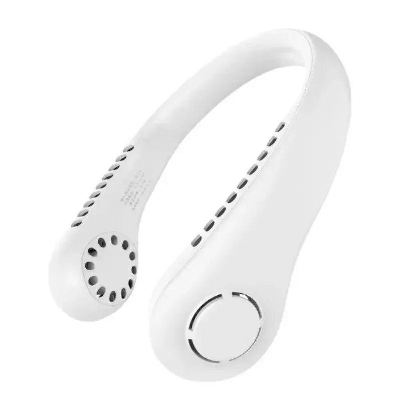 Wearable USB Neck Fan with Power Display, Bladeless Design - Image 6