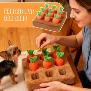 Carrot Snuffle Mat for Dogs & Kittens