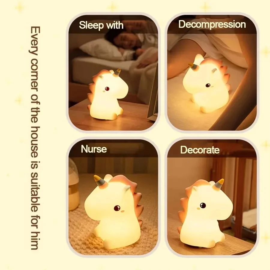 Cartoon Animal USB Moon Night Lamp for Kids - Image 6