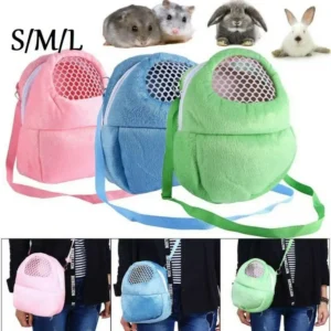 Soft Velvet Small Pet Carrier for Hamsters & Guinea Pigs