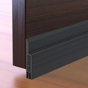 Silicone Under-Door Draft Excluder Strip, Self-Adhesive