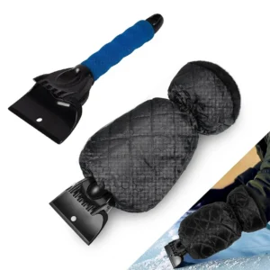 Waterproof Fleece Ice Scraper Mitt for Cars