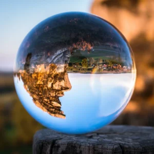 Clear Glass Lens Ball for Photography & Home Decor