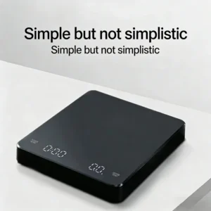Digital Coffee Scale with Timer & LED Display