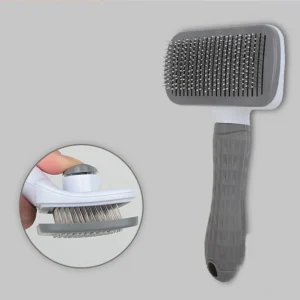 Self-Cleaning Slicker Brush for Dogs and Cats