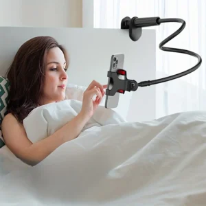 Gooseneck Bed Phone Holder with 360° Rotation
