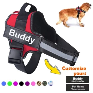Reflective No-Pull Dog Harness Vest | Breathable Nylon
