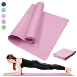 Non-Slip EVA Yoga Mat for Home Workouts & Pilates