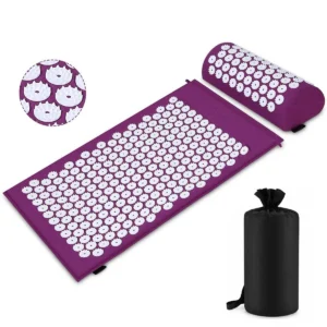 Acupressure Mat & Pillow Set with Carry Bag