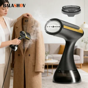 Handheld Garment Steamer with UK Plug for Quick Wrinkle Removal