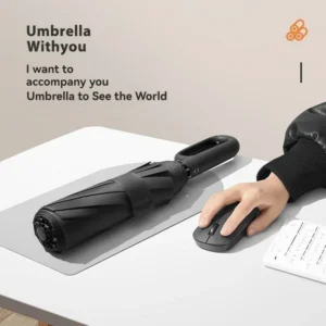 Automatic Folding Umbrella with Ring Buckle