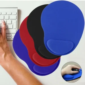 Ergonomic Mousepad with Soft Wrist Rest