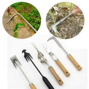 3-Piece Manual Weeding Tool Set for Garden Cracks & Borders