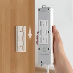 Self-Adhesive Power Strip Holder & Cable Organizer