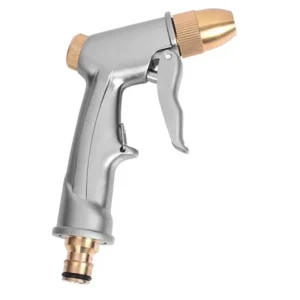 Brass Garden Hose Nozzle with Adjustable Spray