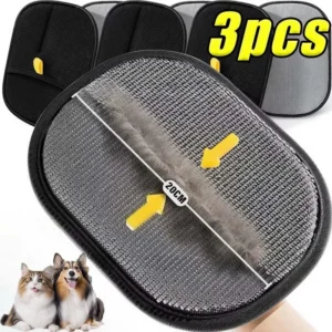 Double-Sided Pet Grooming Glove for Dogs & Cats