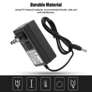 21V Lithium Battery Charger with UK Plug for Power Tools