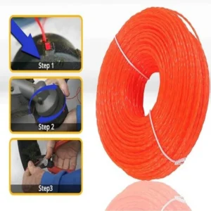 Twisted Nylon Trimmer Line 15m Roll (2.4mm or 3mm)