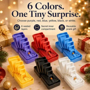 6-Layer Nesting Surprise Gift Box for Pranks & Storage
