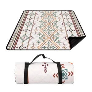 Large Waterproof Picnic Blanket 200x200cm with Carry Handle