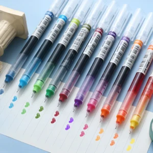 10-Pack 0.5mm Quick-Dry Gel Pens for Office & School