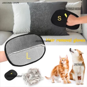 Washable Pet Hair Removal Mitts for Cats & Dogs