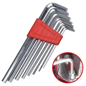 8-Piece Short Arm Metric & Inch Allen Key Set