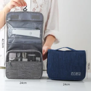 Waterproof Hanging Toiletry Bag for Travel & Bathroom