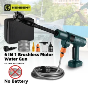 Cordless 200 Bar Car Washer with Foam Cannon & 6-in-1 Nozzle