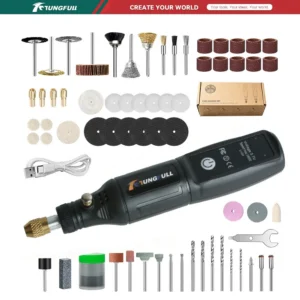 Cordless Mini Rotary Tool Kit with USB Charging