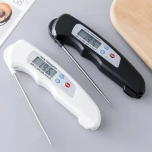 Foldable Digital Meat Thermometer with Magnetic Probe