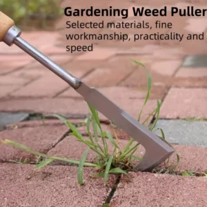 Stainless Steel L-Shaped Gap Weeding Tool for Gardens